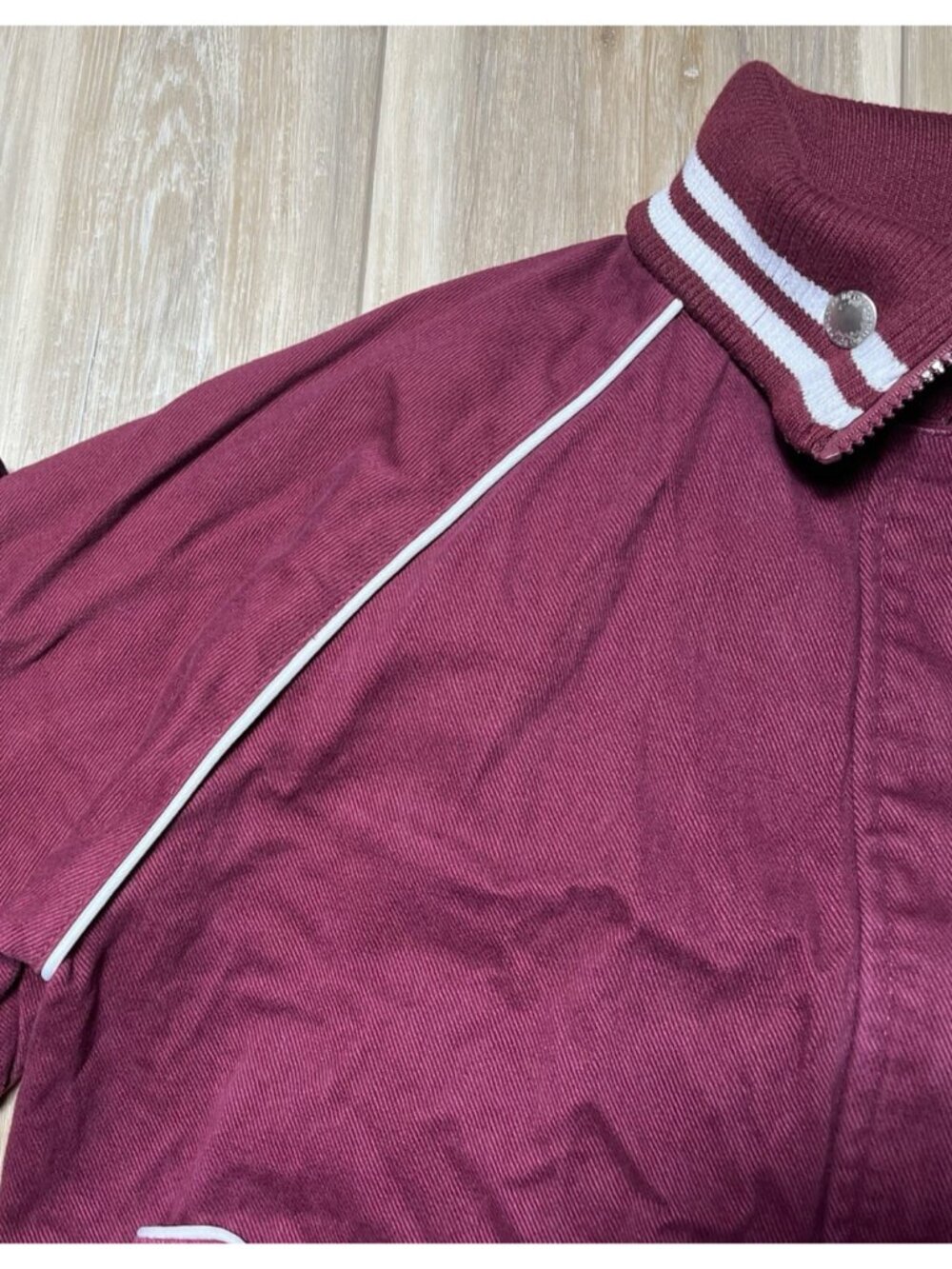 Big Boy North Carolina Central University Red Bomber Jacket - Size Small - Picture 7 of 16